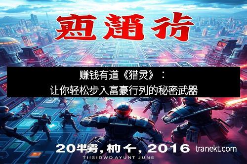 赚钱有道《猎灵》：让你轻松步入富豪行列的秘密武器